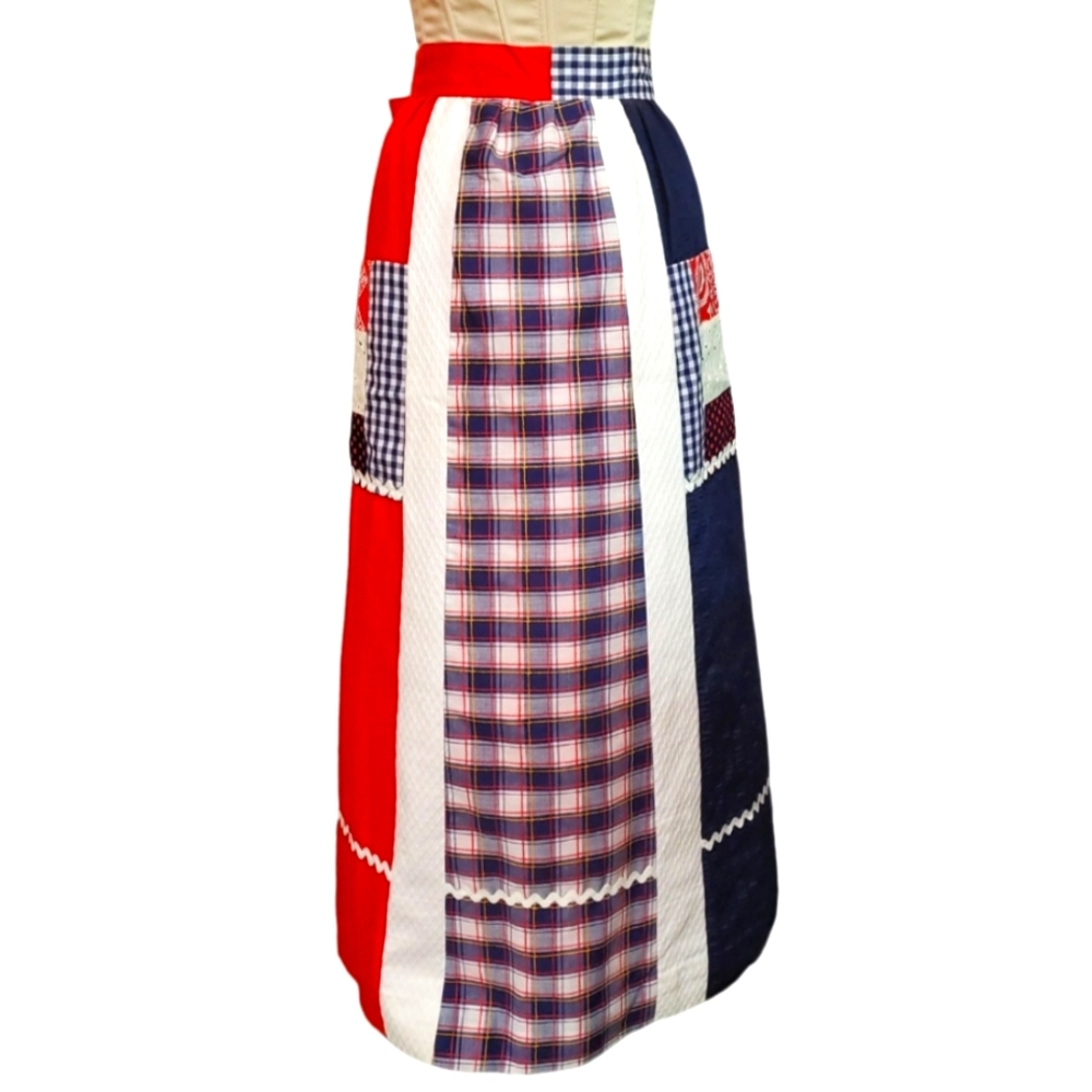 Vintage 70s Americana Maxi Skirt
